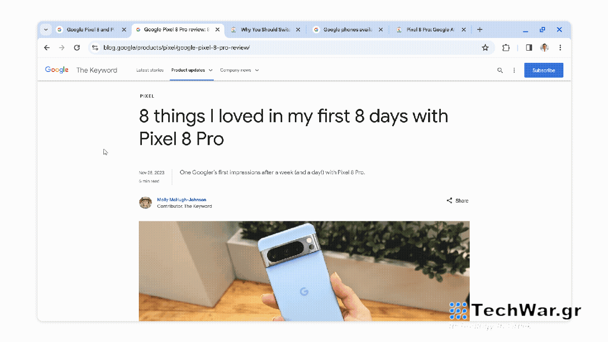 Το Chrome προσθέτει μια λειτουργία τεχνητής νοημοσύνης για να περιορίσει τον εθισμό στις καρτέλες σας