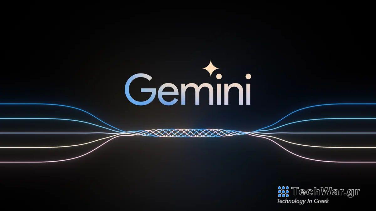 The Google Gemini logo against a black background.