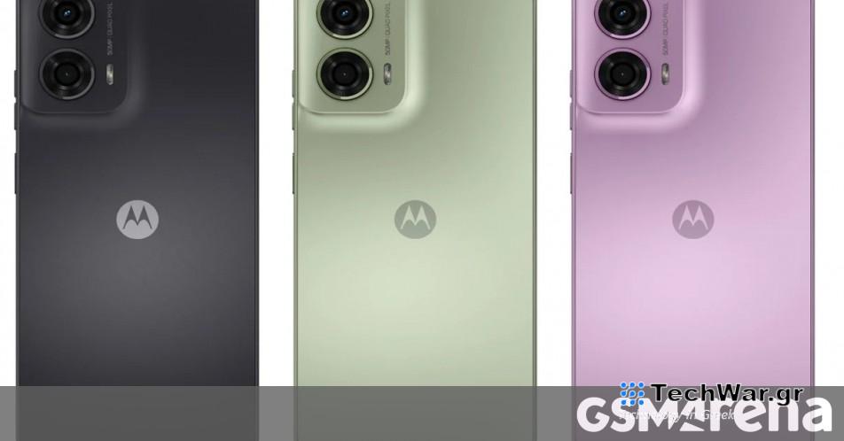 Το Moto G24 εμφανίζεται στα renders, στις προδιαγραφές και στις τιμές
