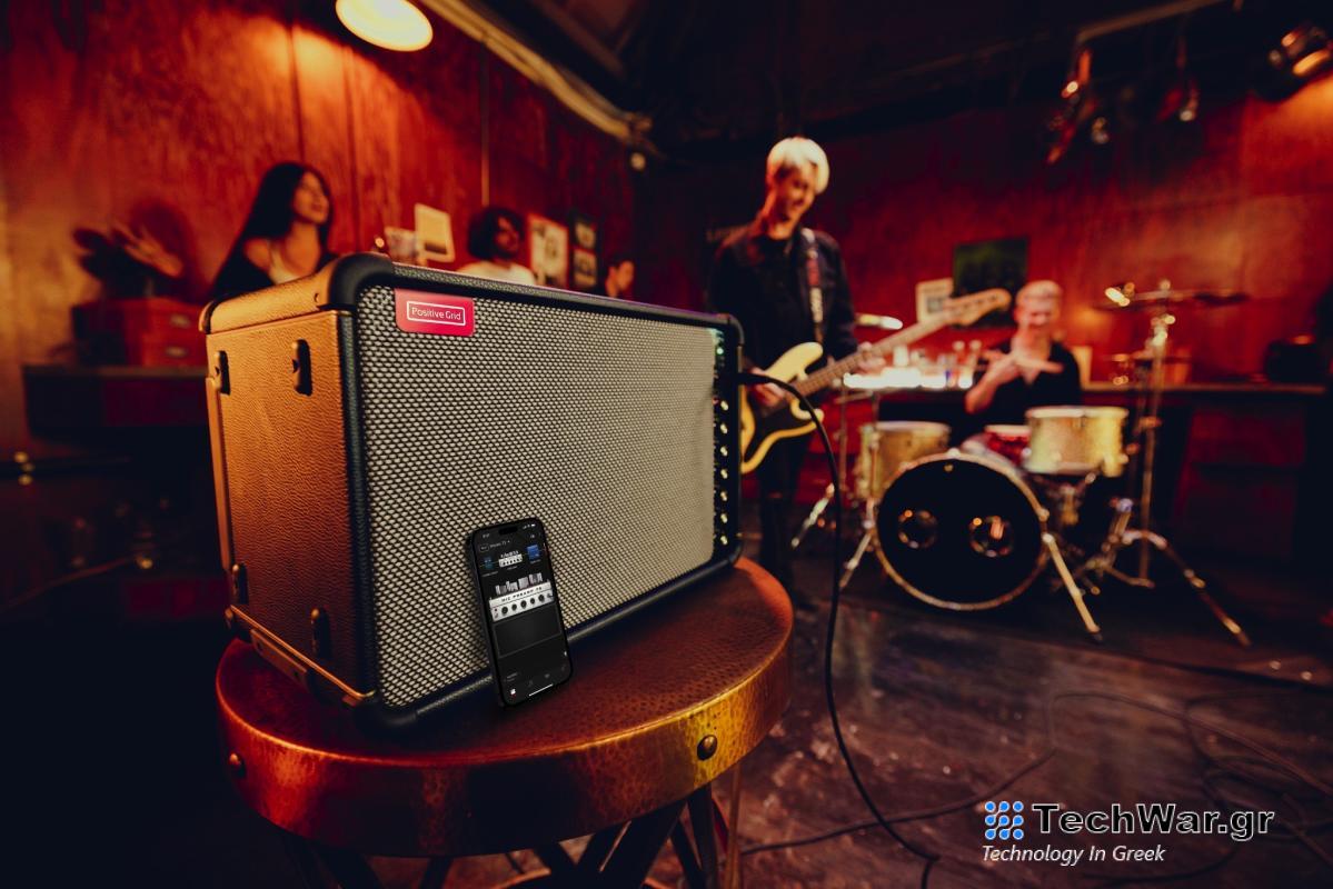 Το Positive Grid Spark Live είναι ένας ενισχυτής PA και κιθάρας all-in-one 4 καναλιών