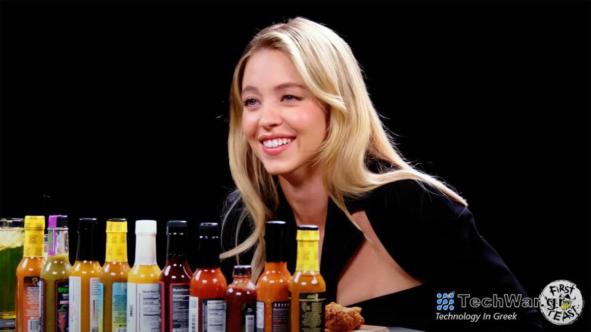 Το επεισόδιο «Hot Ones» του Sydney Sweeney είναι ένα μάθημα διατήρησης της ηρεμίας υπό την πικάντικη πίεση των φτερών