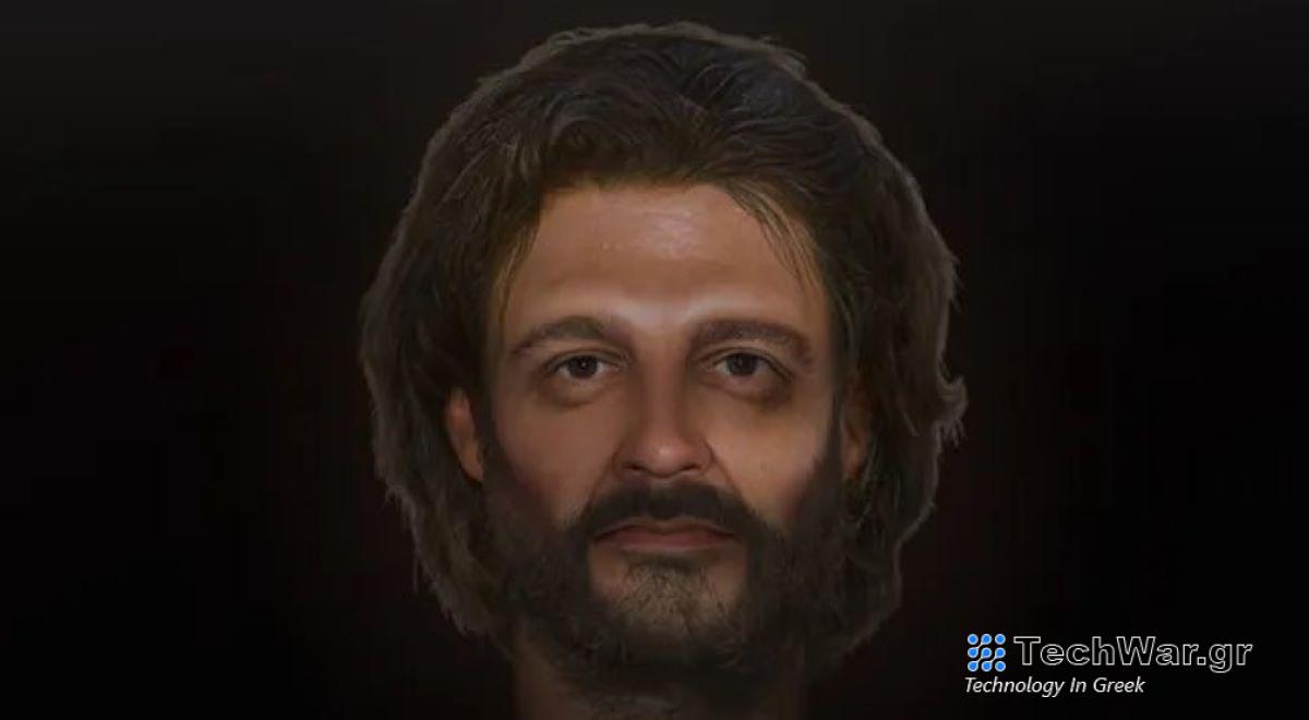 Η τελική ανακατασκευή του προσώπου ενός Ρωμαίου σκλάβου που έζησε πριν από 1.700 χρόνια στην Βρετανία.