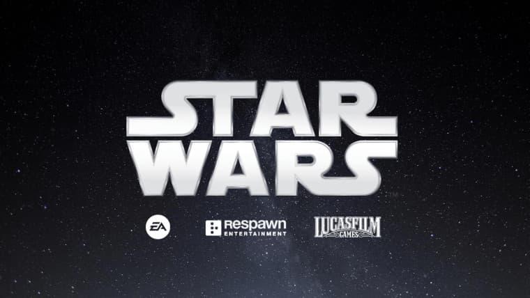 Λογότυπο Star Wars με λογότυπα EA Respawn και Lucasfilm κάτω από αυτό