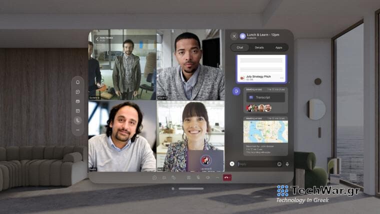 microsoft teams apple vision pro