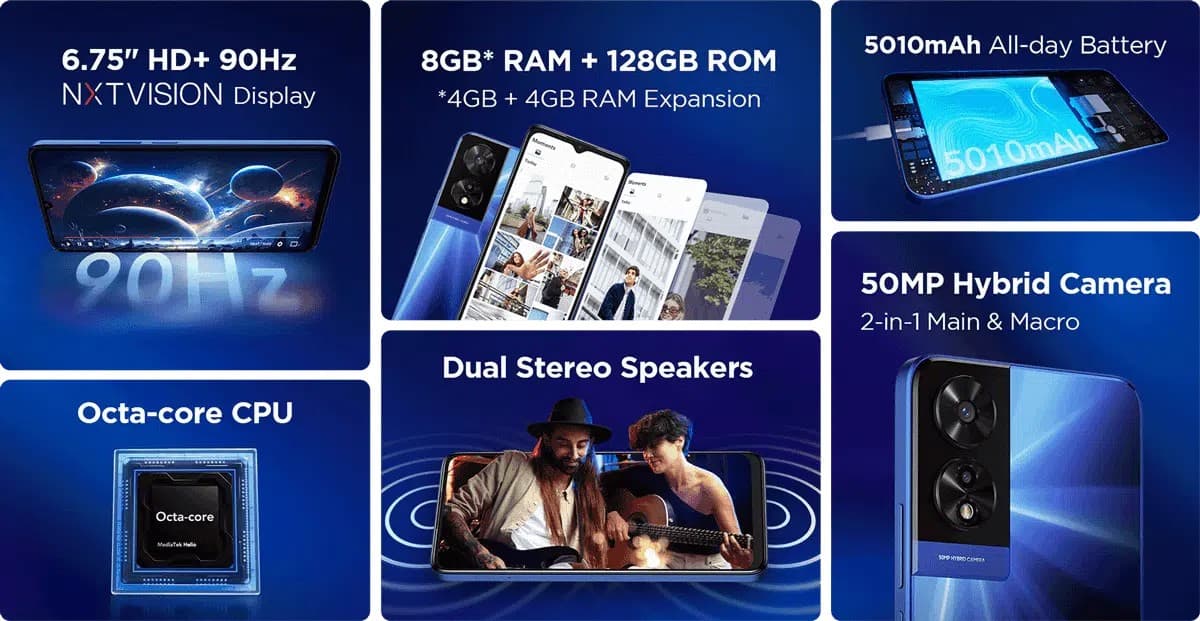 Ανακοινώθηκε το TCL 505 με οθόνη NxtVision 90Hz και chipset Helio G35