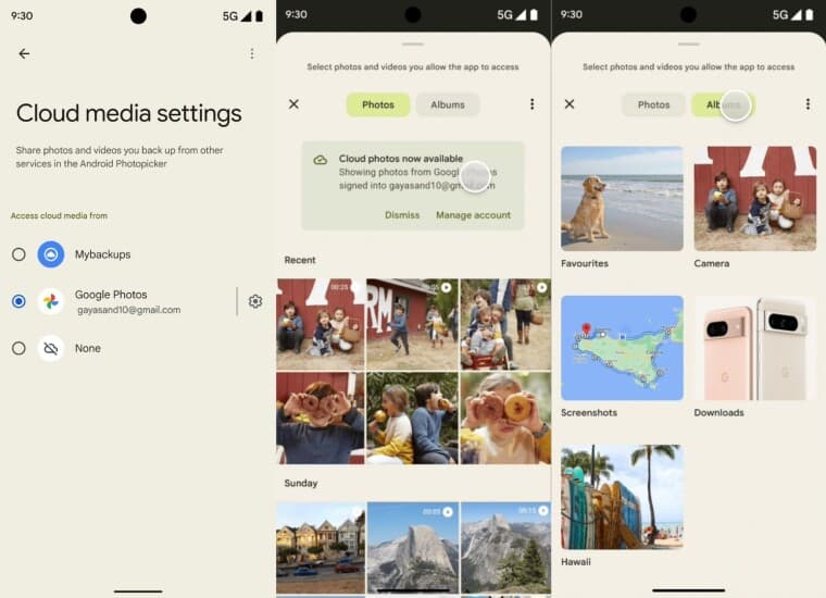 Νέες λειτουργίες Android Photo Picker