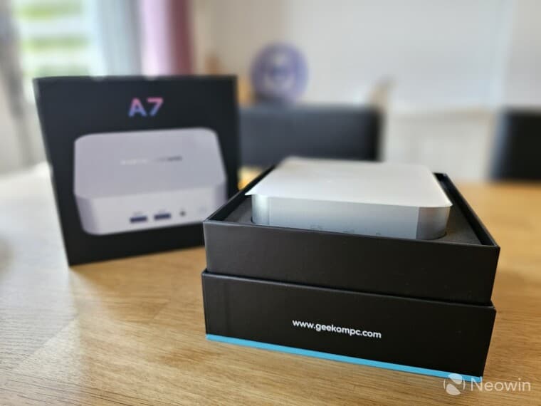 Στιγμιότυπα οθόνης geekom a7 mini υπολογιστή