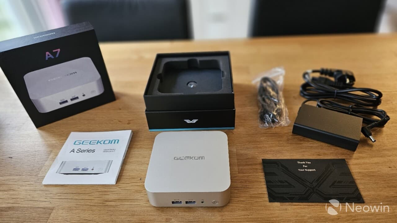 geekom a7 mini pc screenshots