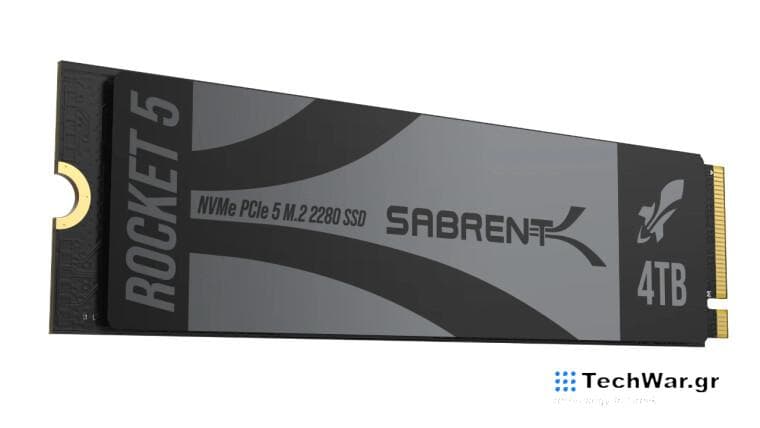 The Sabrent Rocket 5 SSD