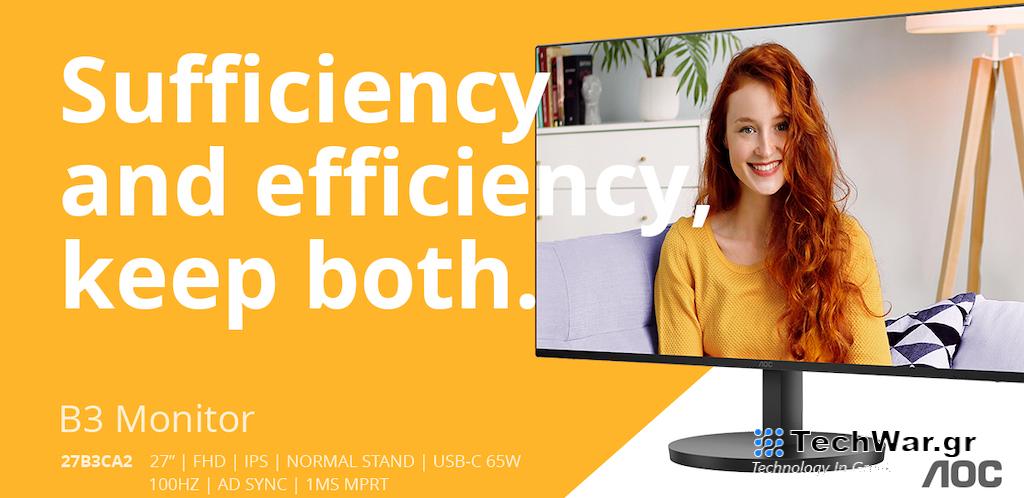 B3: Νέα Β2C σειρά οθονών από την AOC