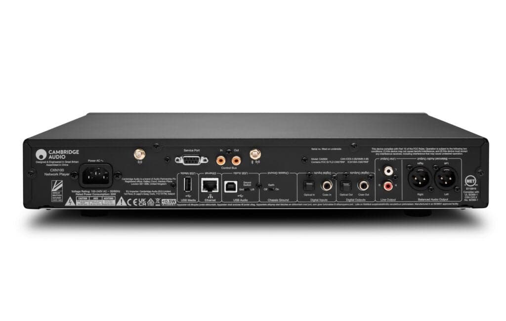 Cambridge CXN100 πίσω