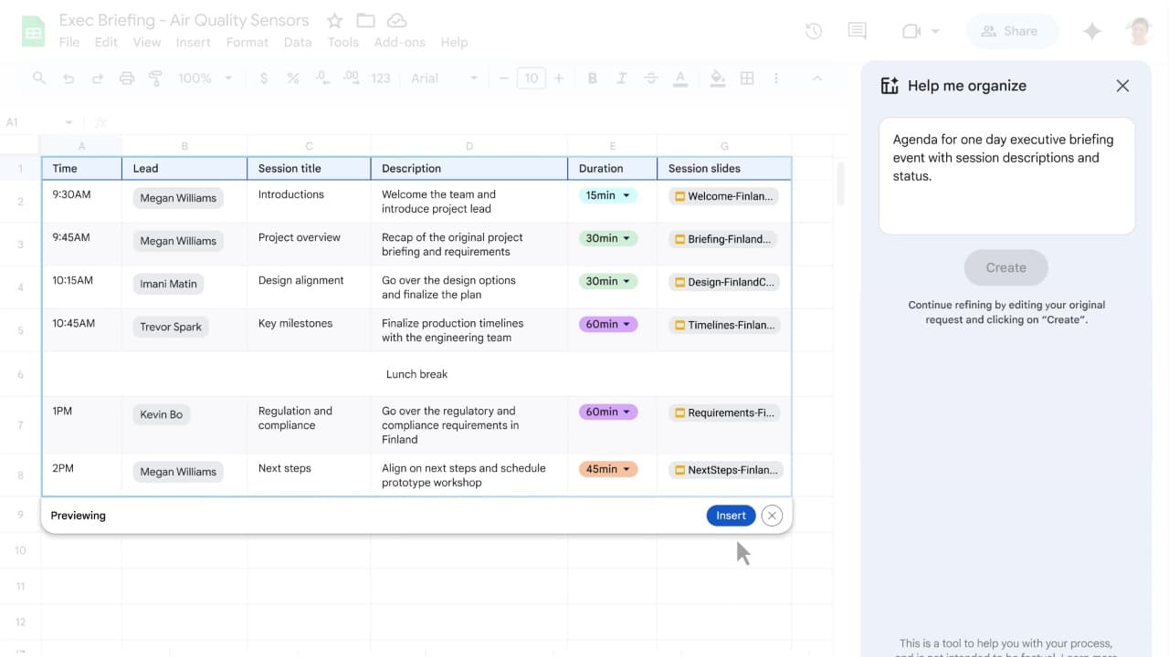 Σεντόνια Gemini Βοηθήστε με να οργανωθώ