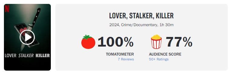 Lover Stalker Killer Rotten Tomatoes
