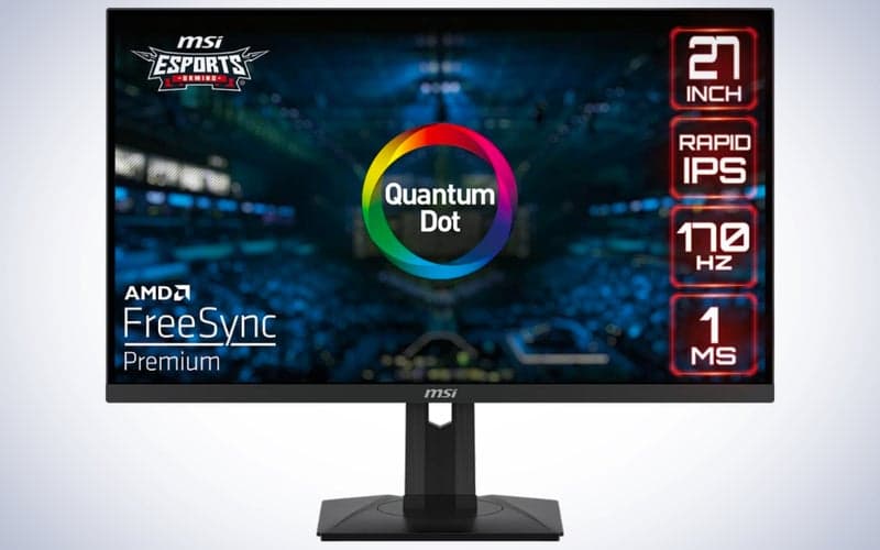 MSI Optix G274QPF-QD on a plain white background.