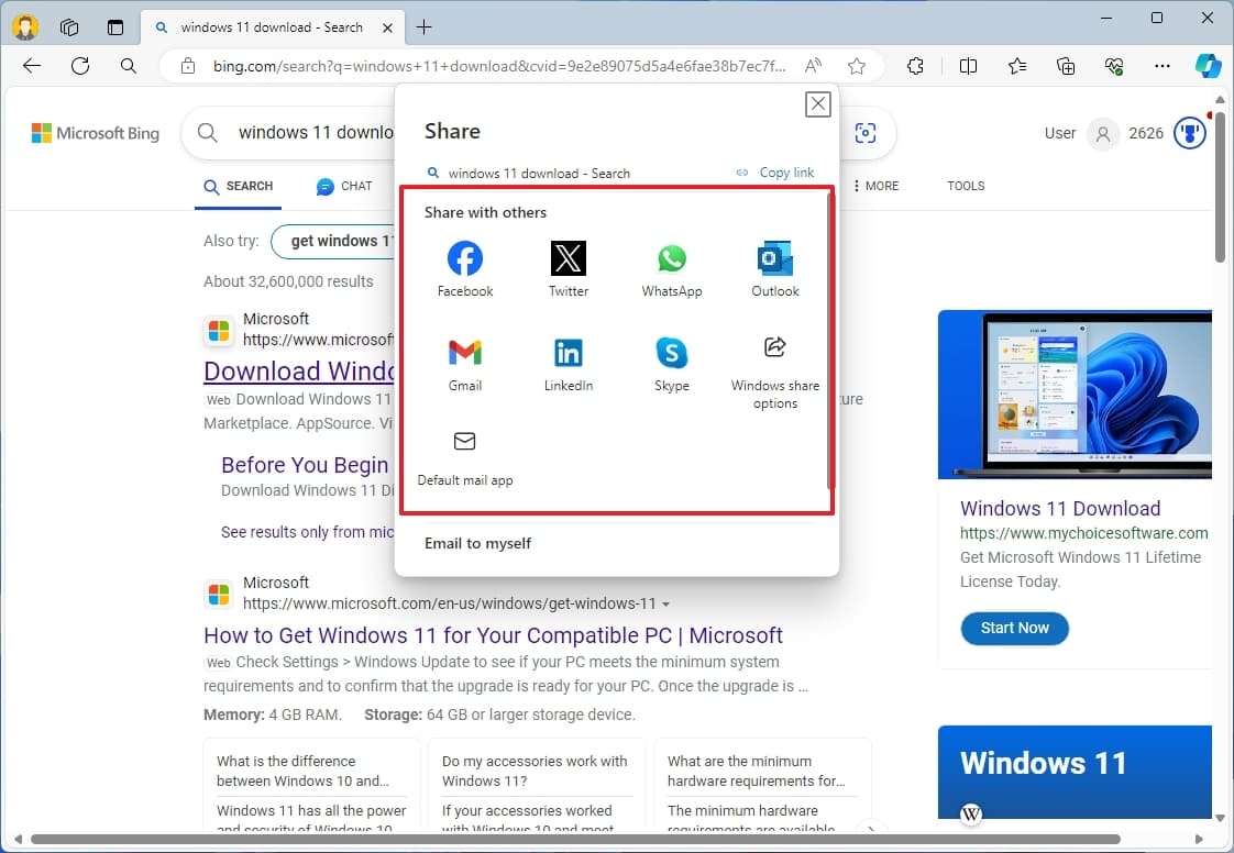Νέες εφαρμογές σύνδεσης κοινής χρήσης του Microsoft Edge
