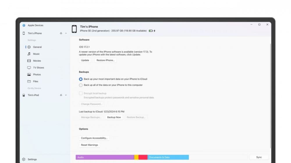 Apple TV windows, Οι εφαρμογές Apple Music, TV και Devices διαθέσιμες στα Windows