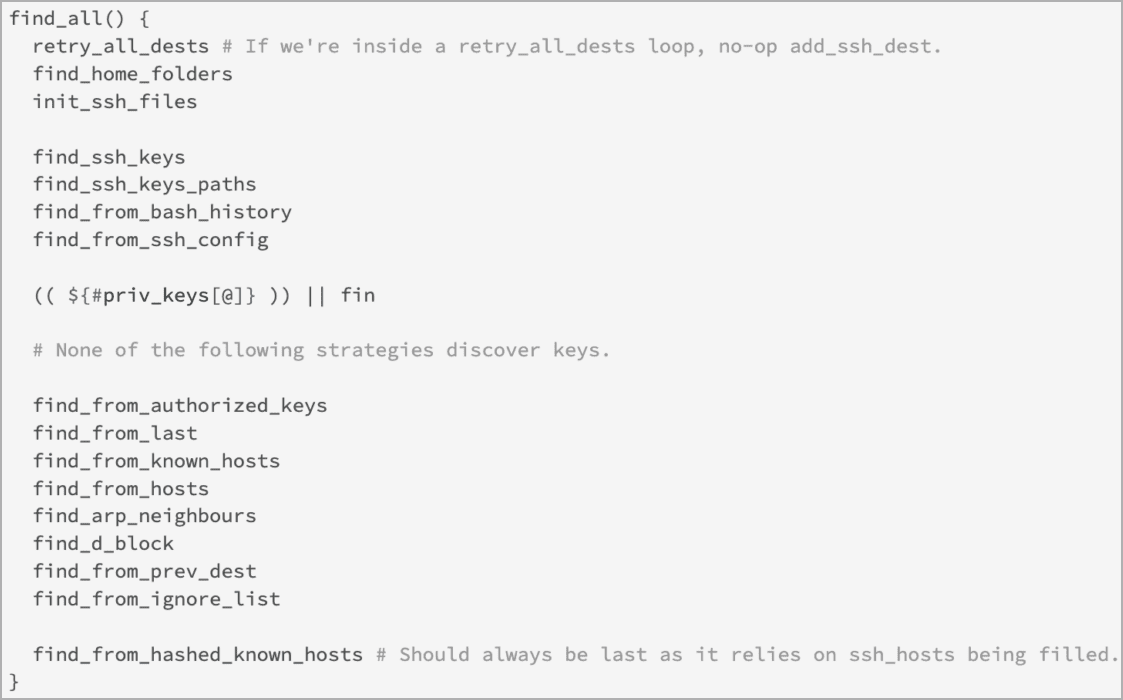Αναζήτηση για κλειδιά SSH