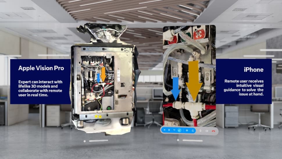 Εφαρμογή TeamViewer Apple Vision Pro