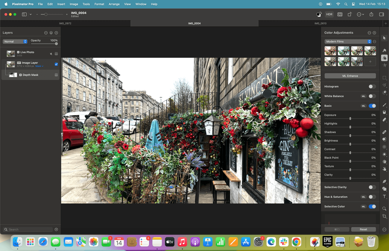 Pixelmator Pro σε Mac