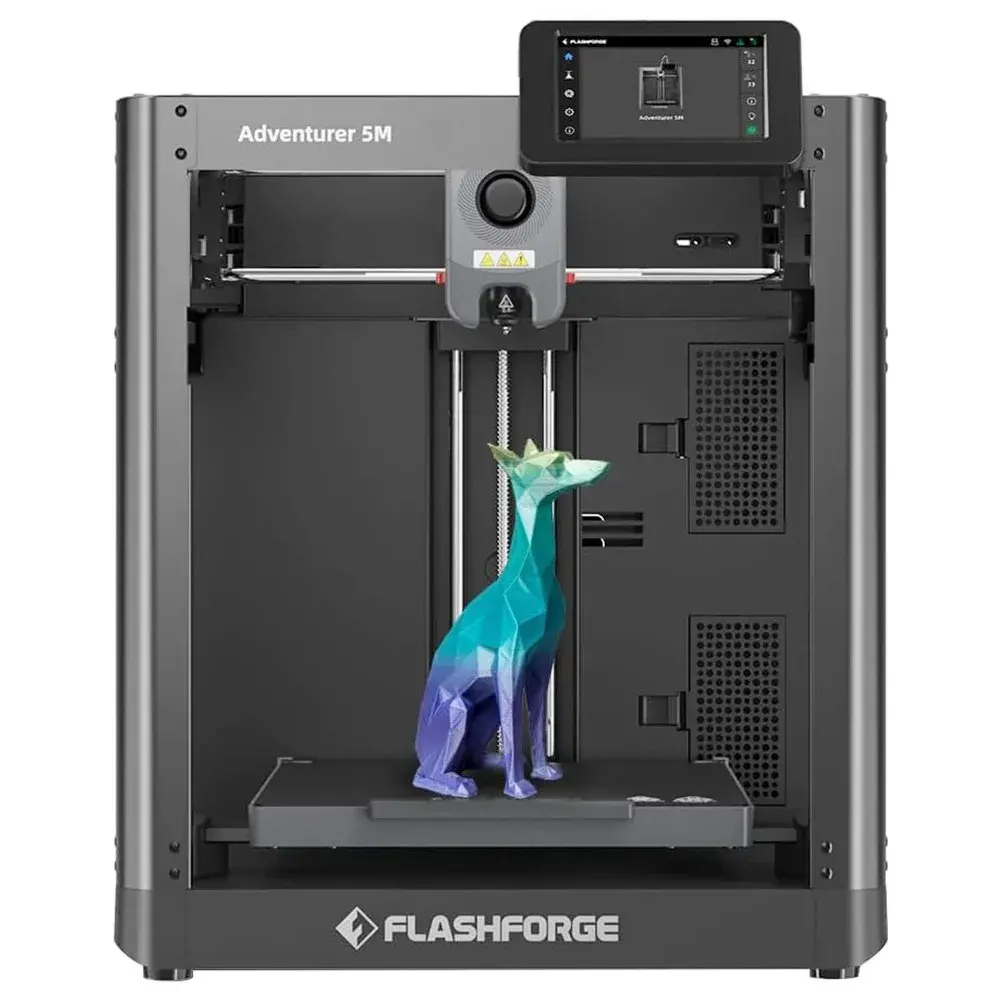 Flashforge Adventurer 5M : Με μέγεθος εκτύπωσης 22 X 22 x 22cm, οθόνη ελέγχου 4.3", και εξαιρετική ποιότητα κατασκευής, στα 299€!