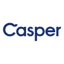 Λογότυπο Casper σε άσπρο φόντο