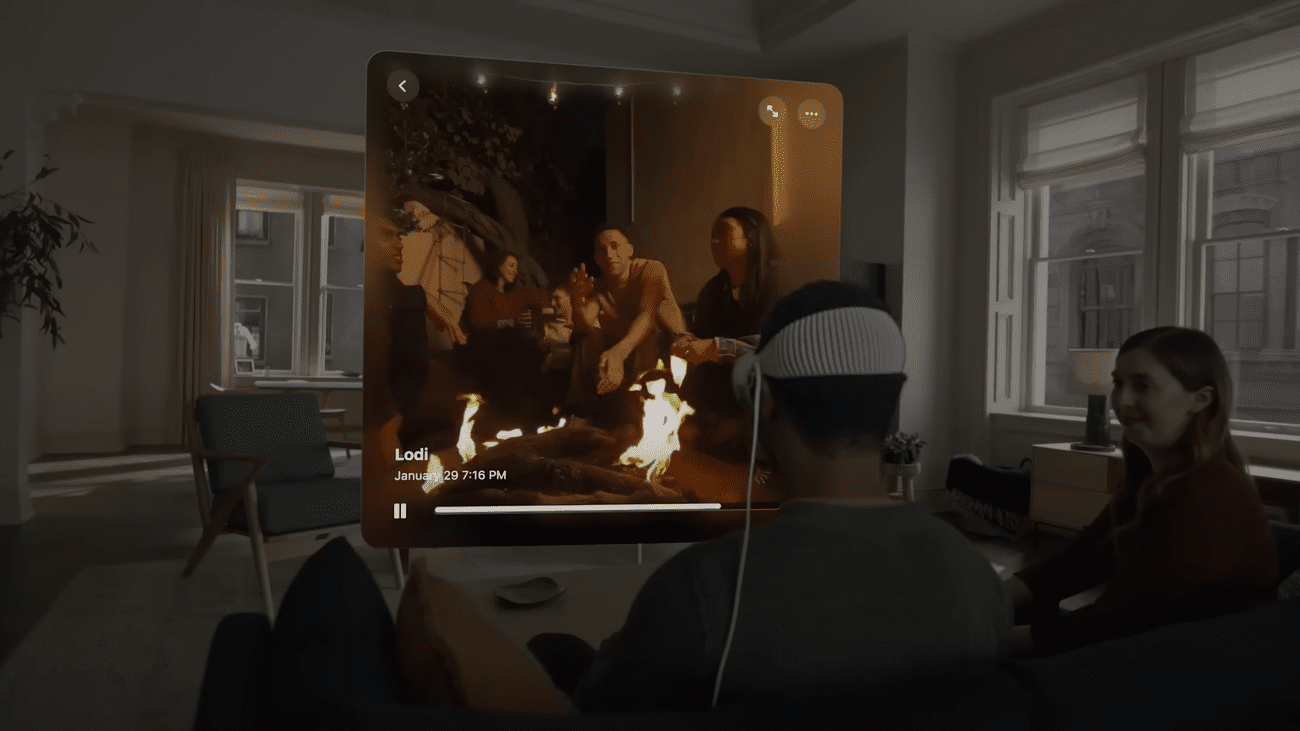 Το Apple Vision Pro παρουσιάζει το Spatial Video σε επίδειξη