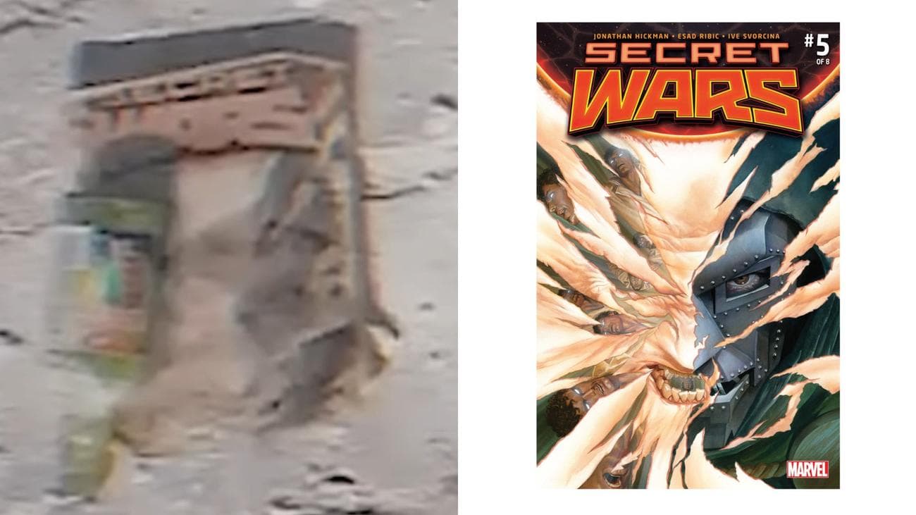 Deadpool has quite the comic collection. 