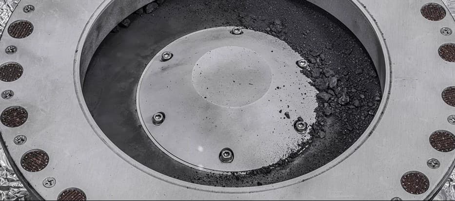 Δοχείο που περιέχει δείγμα που ανακτήθηκε από τον αστεροειδή Bennu.