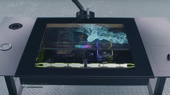 lian li dk-07 γραφείο