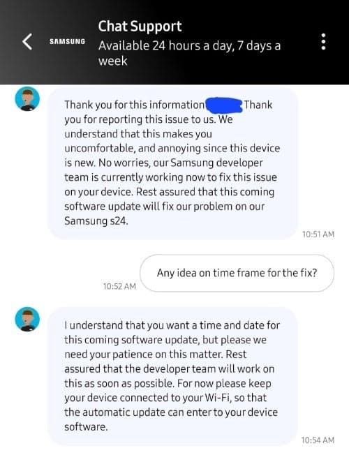 Η Samsung αναγνωρίζει το πρόβλημα της σίγασης της οθόνης του Galaxy S24 Ultra και δηλώνει ότι πρόκειται να διορθωθεί