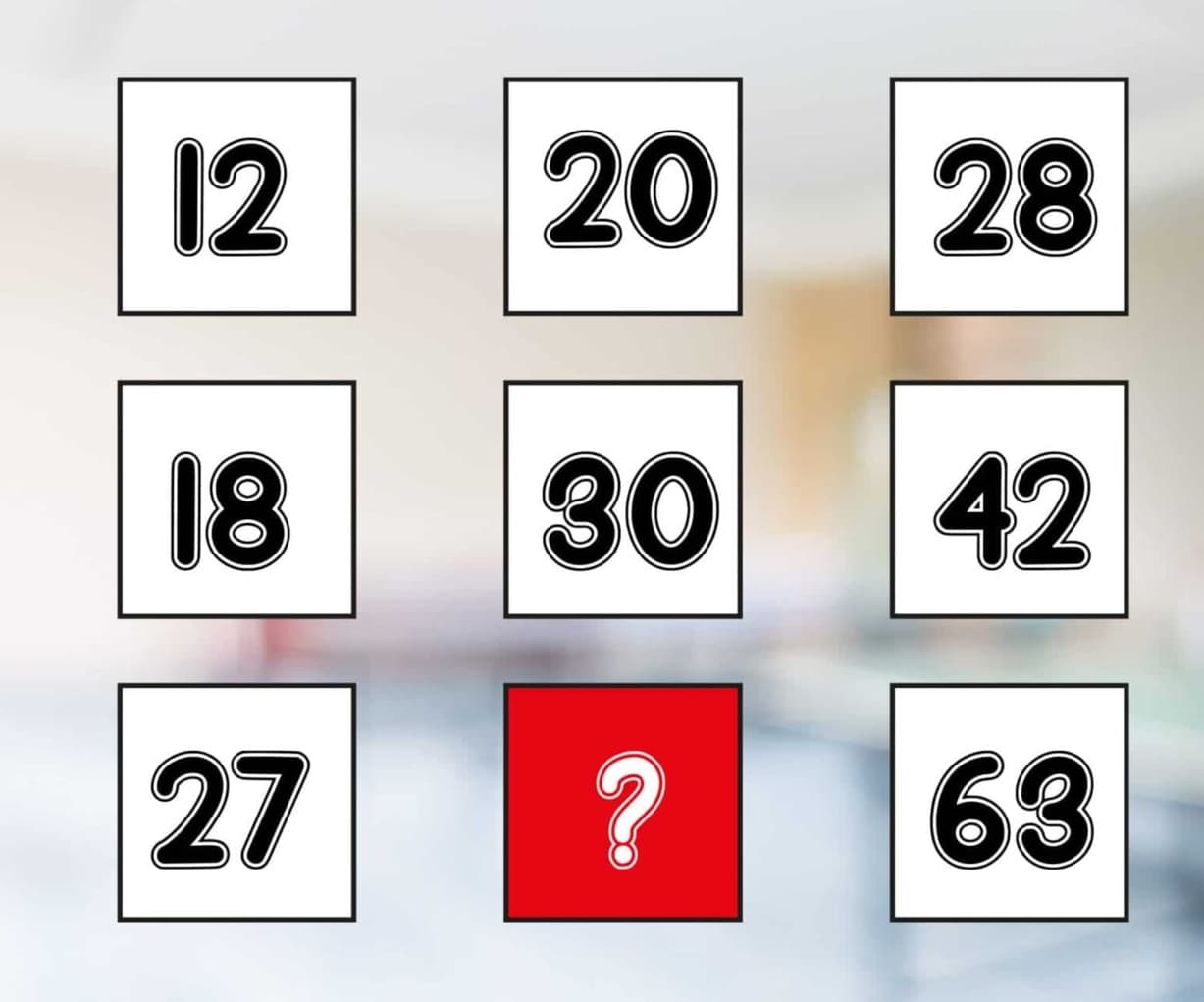 Τεστ IQ ποιος αριθμός λείπει 