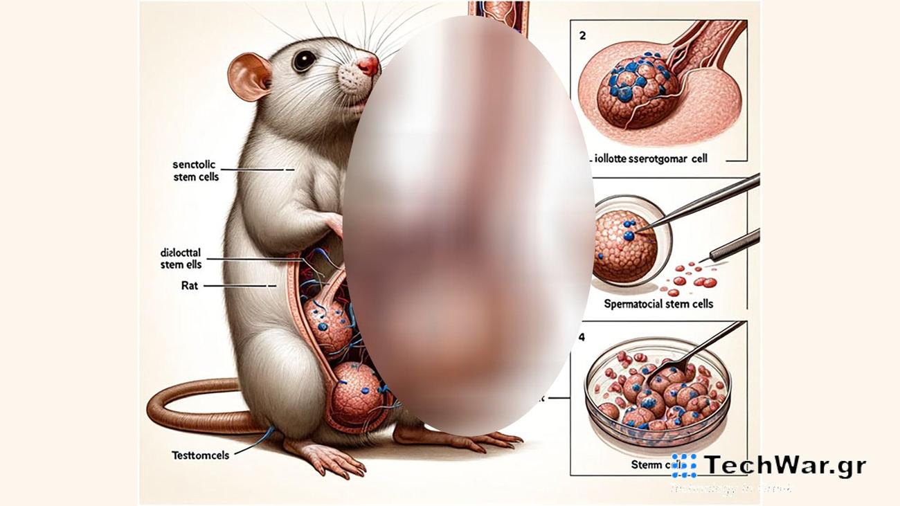 The researchers openly acknowledged they used Midjoruney’s AI-image generator to produce the image in text accompanying the figure. The original caption reads: "Sermatogonial stem cells, isolated, purified and cultured from rat testes."