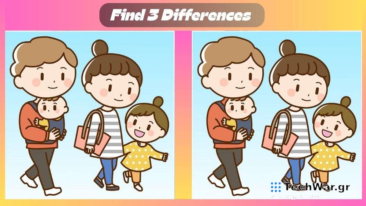 Τεστ παρατηρητικότητας διαφορές οικογένεια