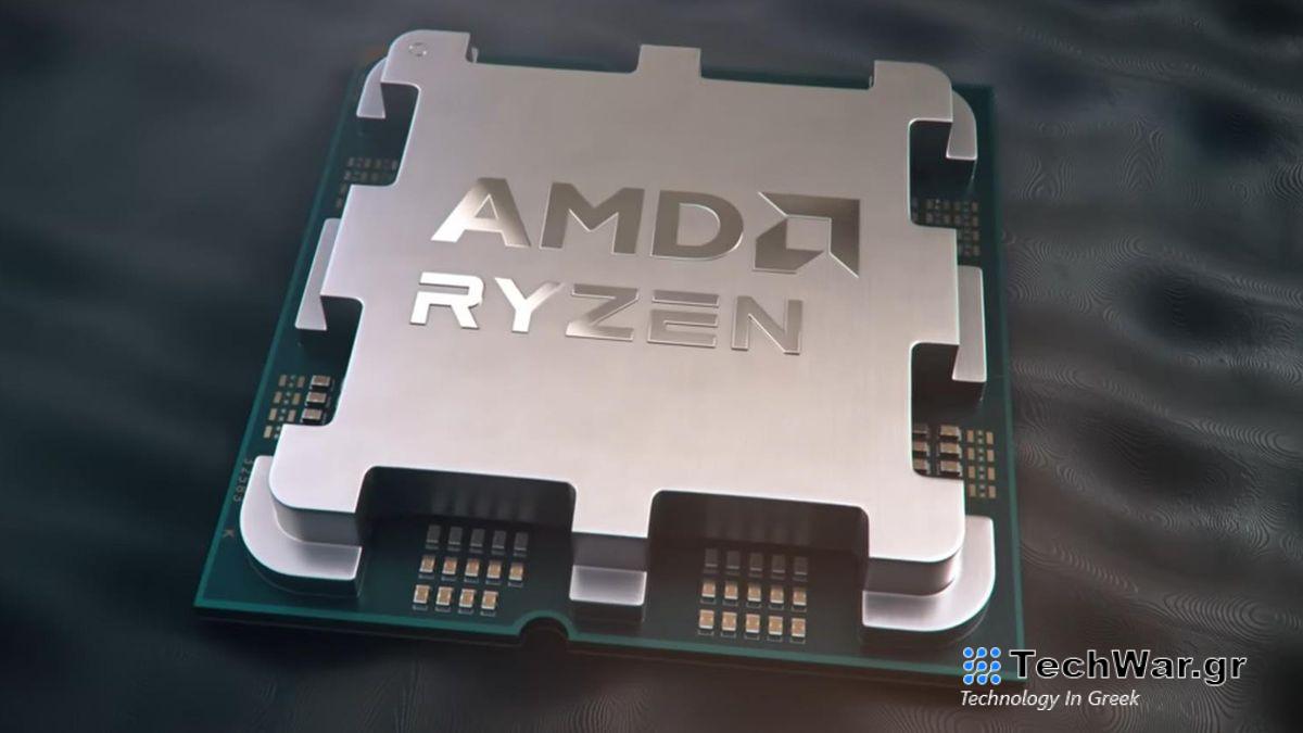 Render of AMD Ryzen CPU