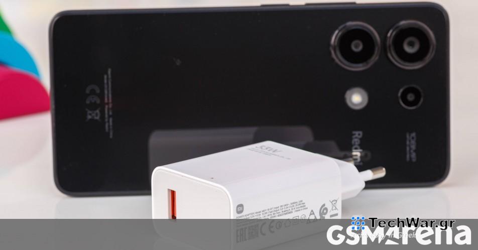 Δοκιμή διάρκειας ζωής μπαταρίας Xiaomi Redmi Note 13 4G
