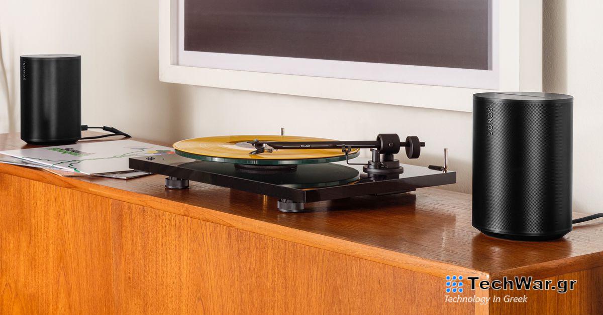 Δύο έξυπνα ηχεία Sonos Era 100 λειτουργούν εξαιρετικά για οικιακό στερεοφωνικό ήχο και έχουν έκπτωση 90 $