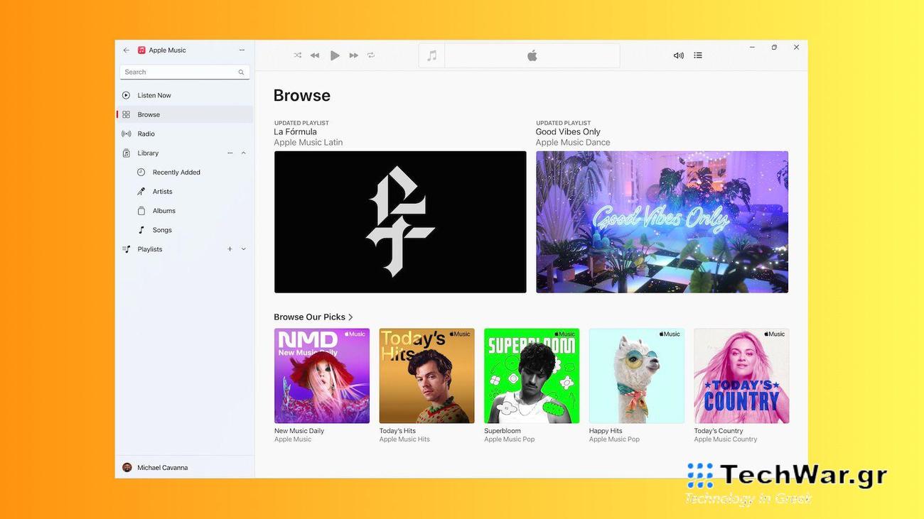 iTunes τέλος για συσκευές Windows! Η Apple κυκλοφορεί τα apps Music, TV και Devices
