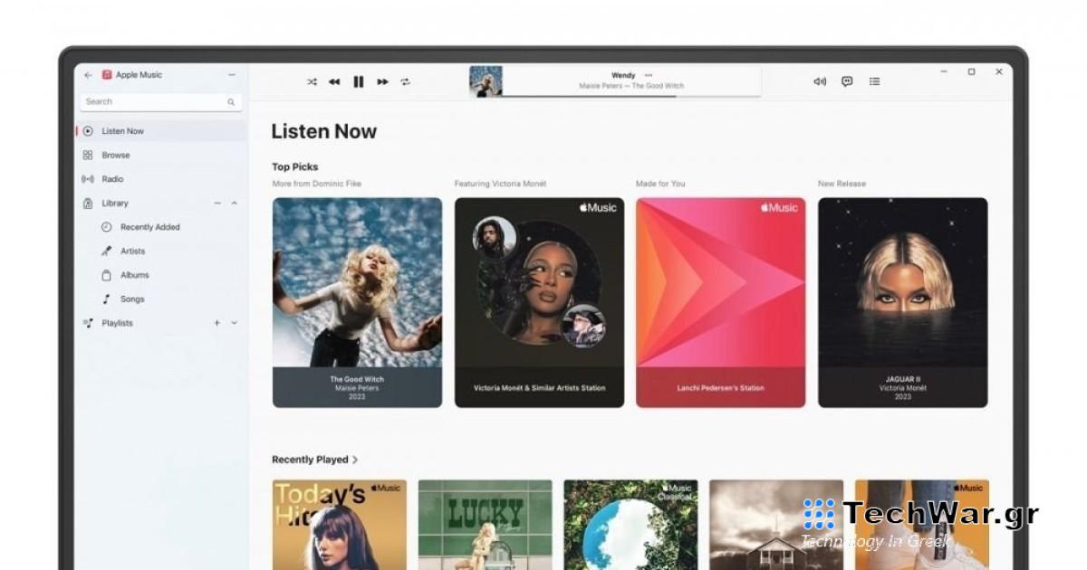 Πλησιάζει το τέλος του iTunes, καθώς η Apple λανσάρει τα Music, TV και Devices για Windows