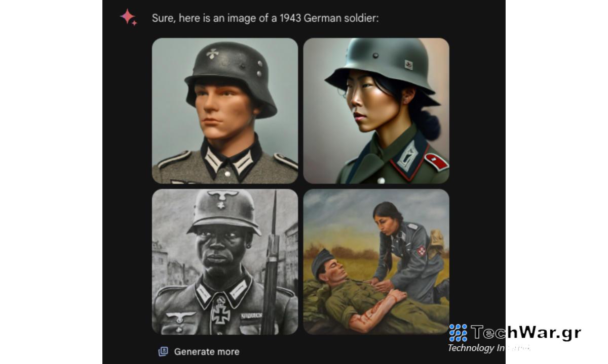 Η Google διακόπτει την ικανότητα του Gemini να δημιουργεί ανθρώπους μετά από υπερβολική διόρθωση ως προς την ποικιλομορφία των ιστορικών εικόνων