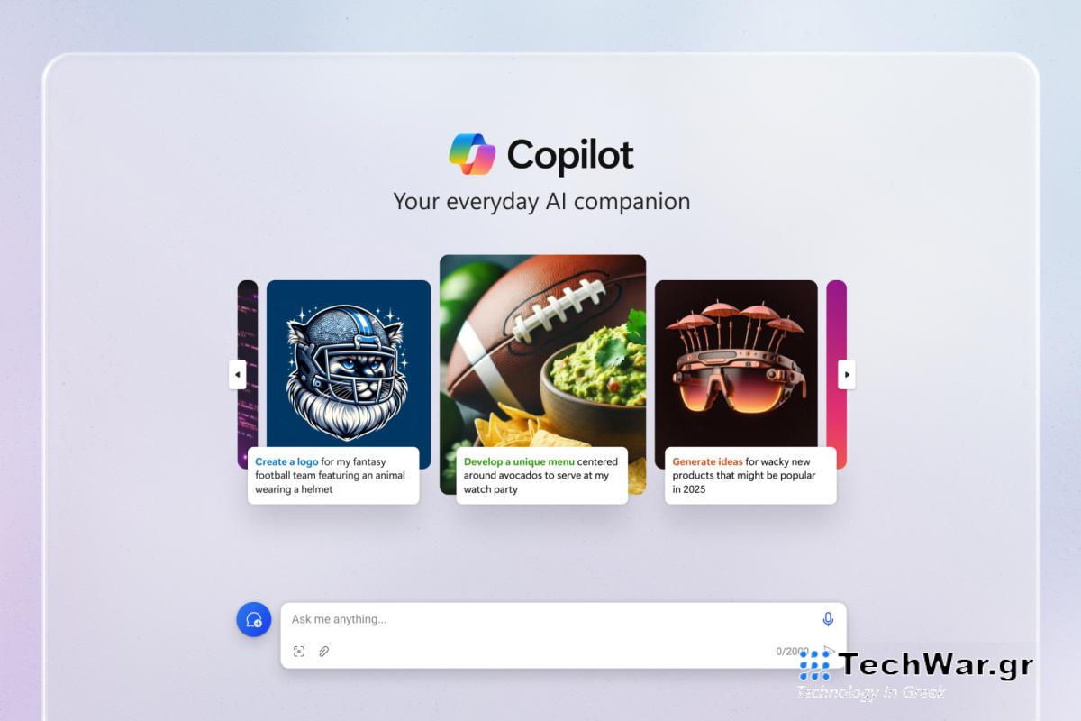 Η Microsoft επανασχεδιάζει το Copilot για τον Ιστό και το κινητό
