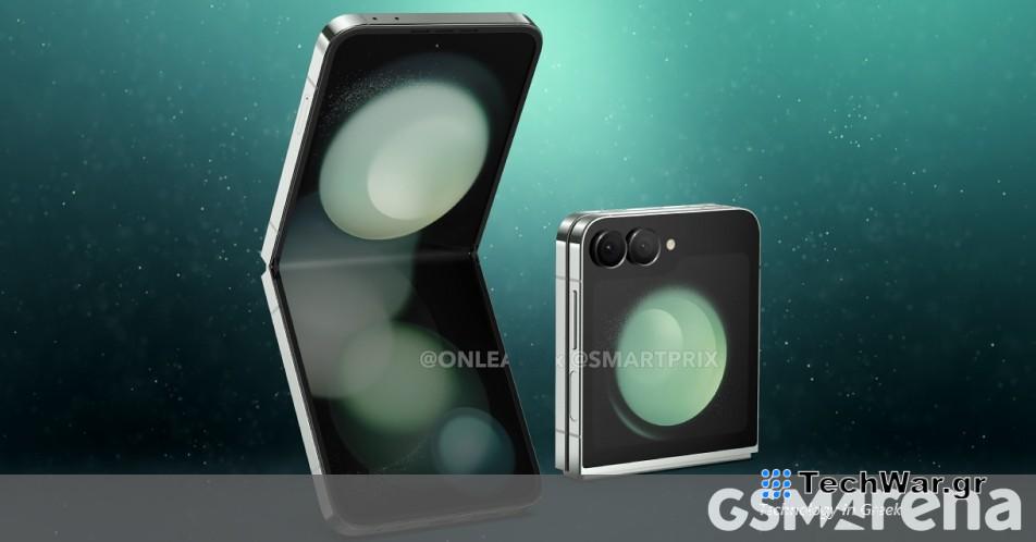 Οι αποδόσεις του Samsung Galaxy Z Flip6 δείχνουν μια οικεία σχεδίαση, αλλά οι διαστάσεις υποδηλώνουν αλλαγές