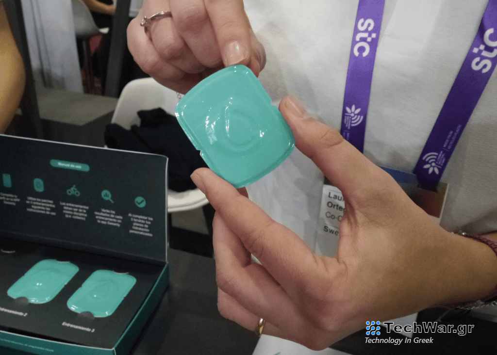 Κατάλληλο το νέο stick-on patch της Sweanty για κάθε αθλητή και το είδαμε φέτος στο MWC!