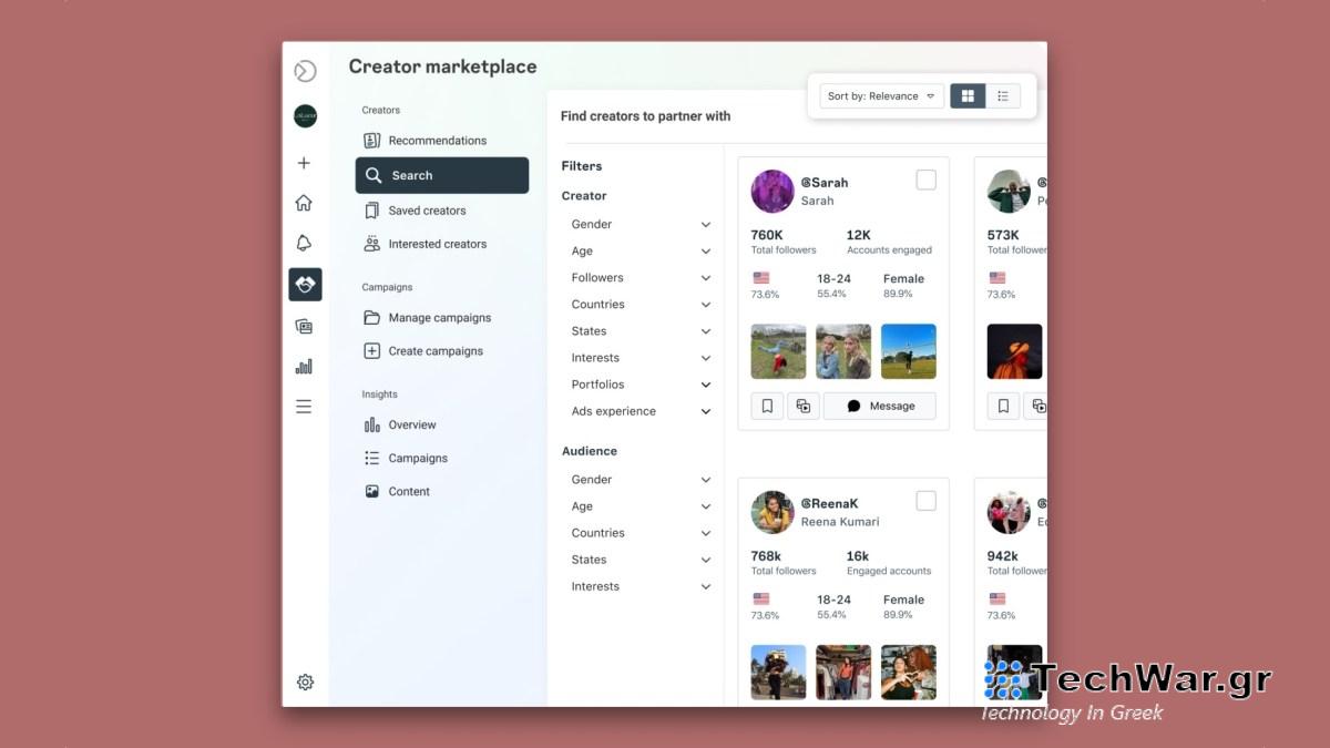 Το Instagram εγκαινιάζει την αγορά του για να συνδέει επωνυμίες και δημιουργούς σε 8 νέες χώρες