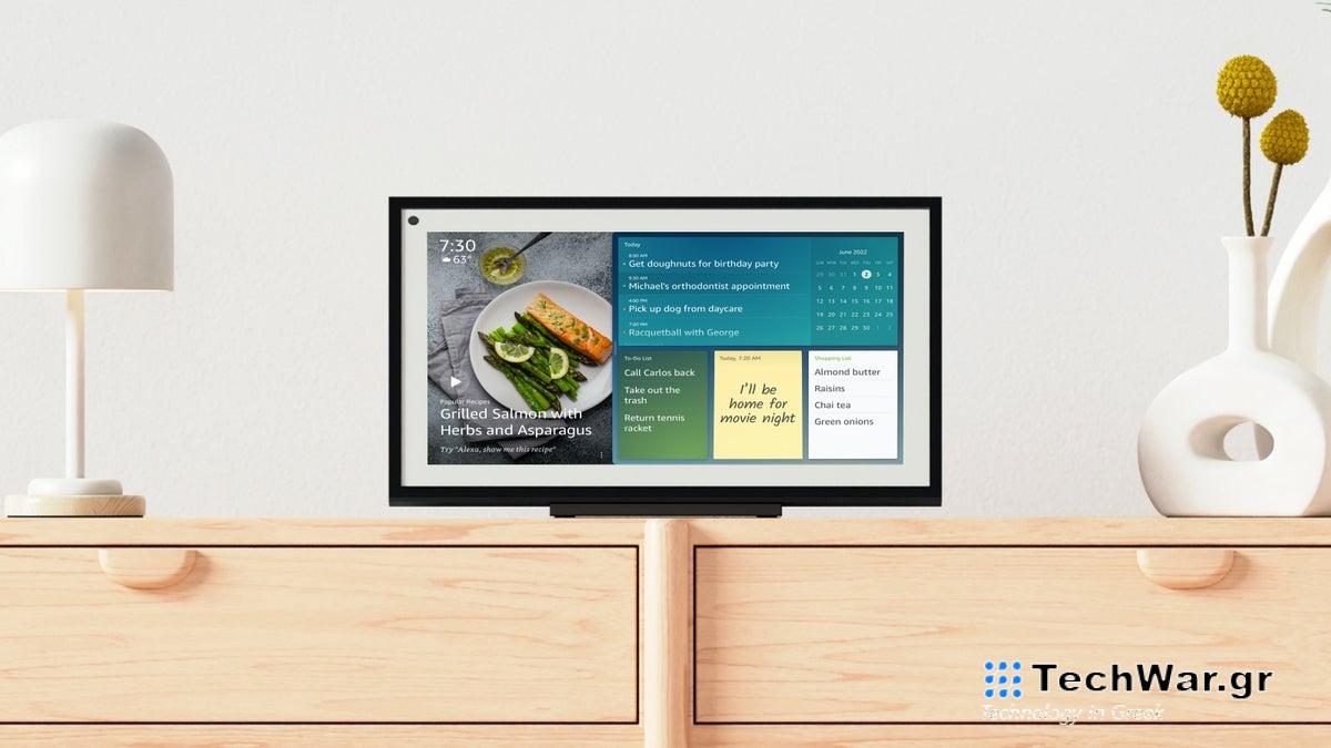 Η τεράστια έξυπνη οθόνη Echo Show 15 της Amazon σημειώνει τη μεγαλύτερη έκπτωση εδώ και μήνες