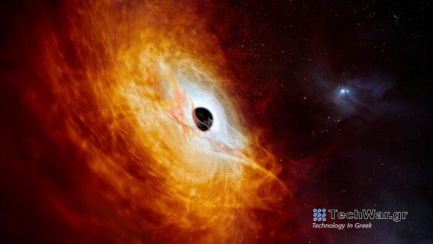 Κβάζαρ που «τρώει έναν Ήλιο την ημέρα» είναι το φωτεινότερο αντικείμενο του Σύμπαντος
