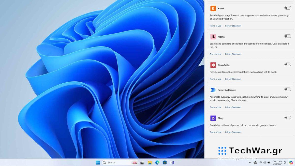 Image of Copilot integration with plugins