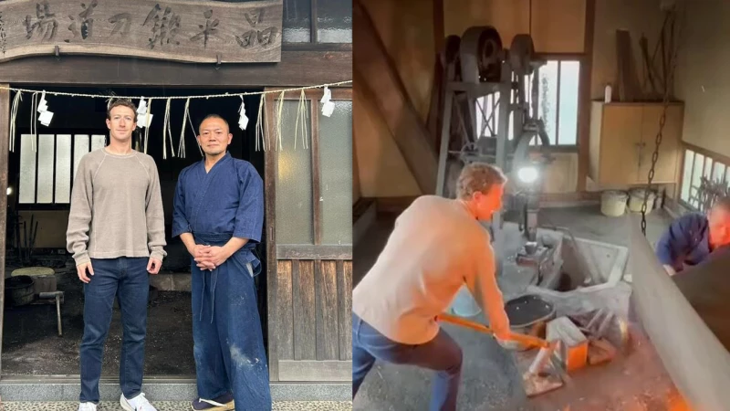 Ο Mark Zuckerberg πήγε στην Ιαπωνία και φτιάχνει δικό του katana (ΒΙΝΤΕΟ)