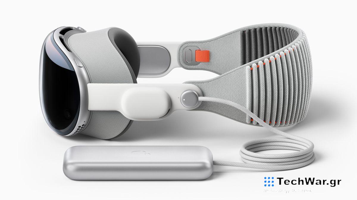 Apple Vision Pro headset, an augmented reality wearable that puts applications and digital environments into your real world.