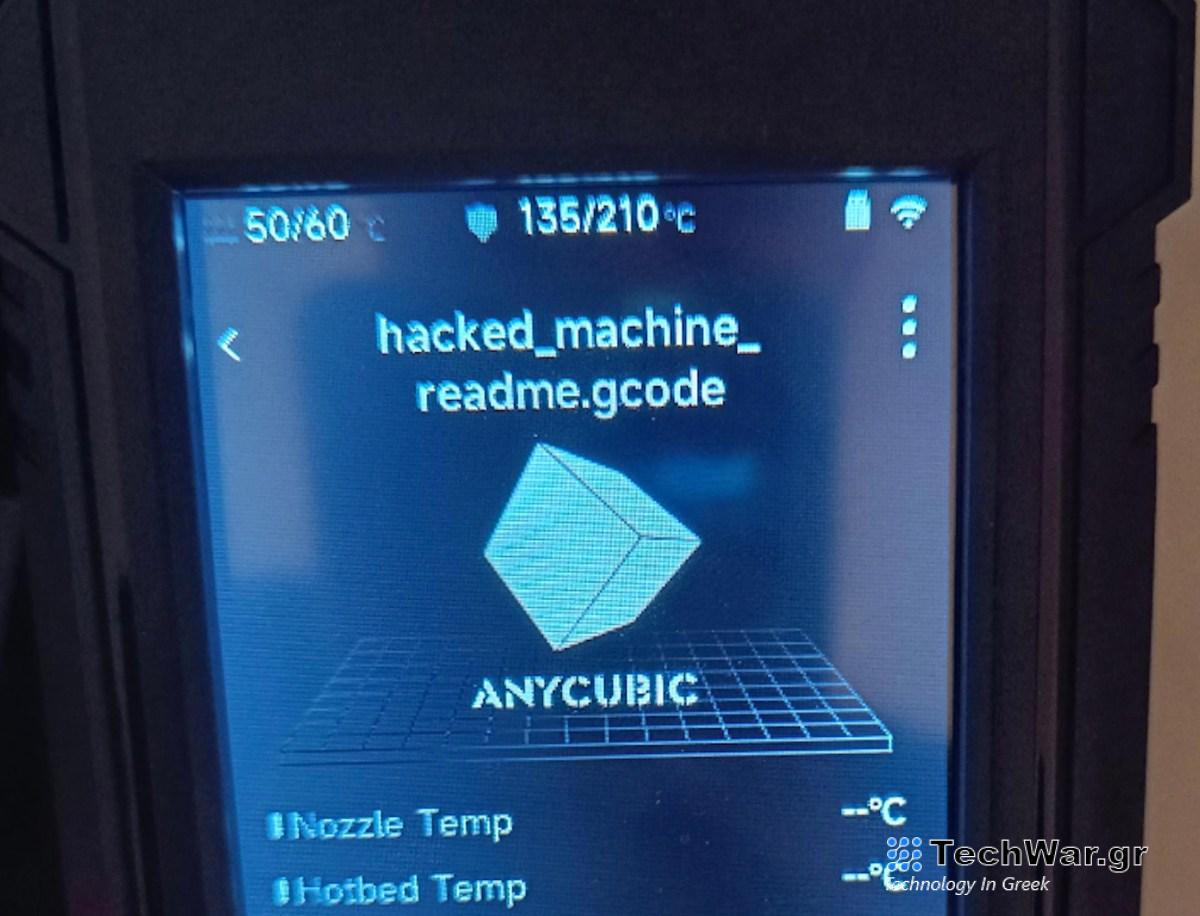 Οι χρήστες Anycubic λένε ότι οι 3D εκτυπωτές τους παραβιάστηκαν για να προειδοποιήσουν για ένα ελάττωμα ασφαλείας
