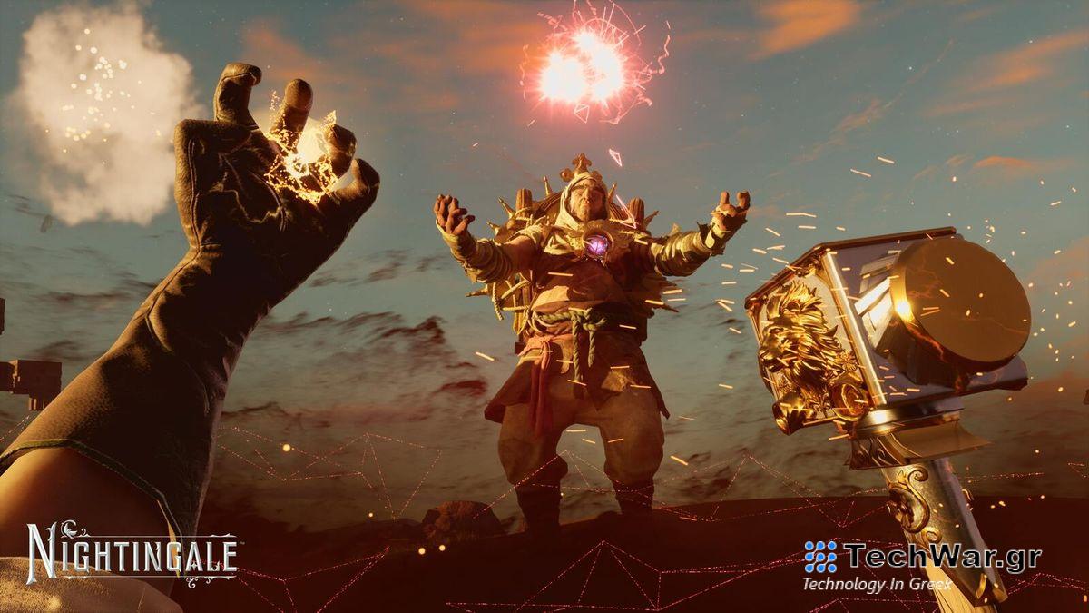 Nightingale promotional screenshot of a boss enemy